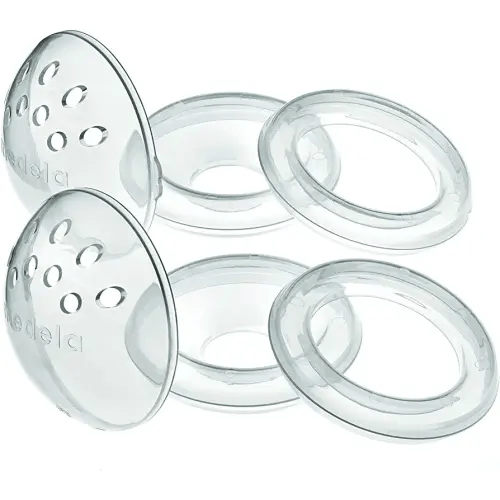Medela TheraShells Breast Shells, Protect Sore, Flat, or Inverted Nipples while Pumping or Breastfeeding, Natural Appearance and Exceptional Comfort, Made without BPA