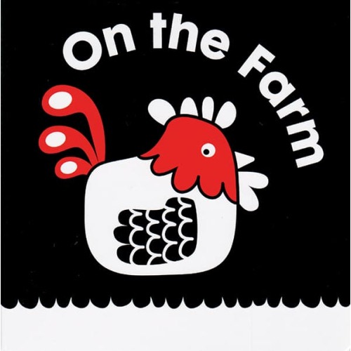On the Farm | Kane Miller Books - High Contrast Fold-Out and Tummy-time Book