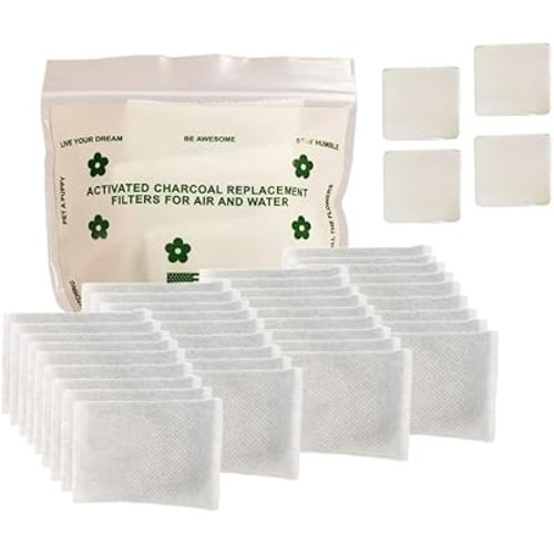 Green Piece® All-Natural Baby Diaper Pail Deodorizer - Pack of 36 - Activated Charcoal - Compatible with Diaper Pails, Shoe Closets - Made by Green Piece Mfg
