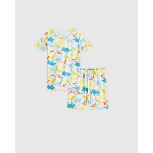 Bamboo Short Sleeve and Shorts 2-Piece Pajama Set