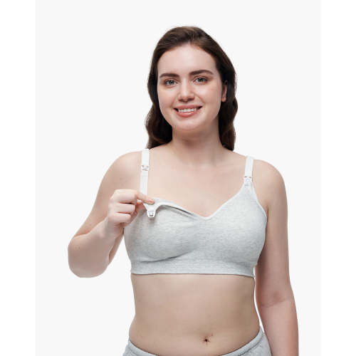 Momcozy Soft U.S. Cotton Seamless Maternity Bra
