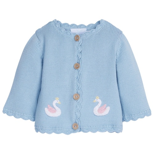 Crochet Sweater Swan - 9-12 mo
