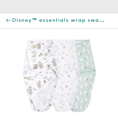 essentials wrap swaddles quick change 3 pack