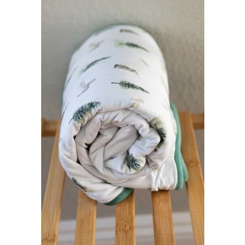 Gray Wolf || Baby Blanket – Wildflower Baby