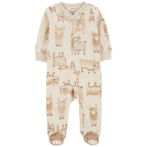 Carter's® Highland Cow Fleece Footie (Baby) at Von Maur