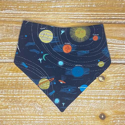 Bandana Bib in Navy Supernova