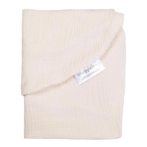 Snuggle Me Lounger Curve Muslin Cover - Natural