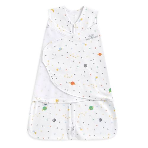 Halo Innovations 100% Cotton Sleepsack Swaddle Wrap - Leaves - S
