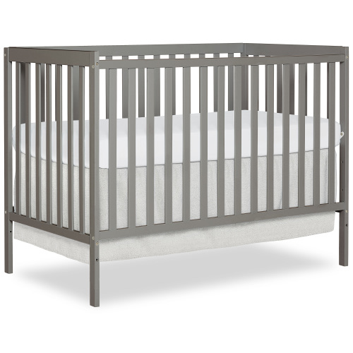 Free Shipping! Dream On Me Synergy 5-in-1 Convertible Crib in Cool Grey, Greenguard Gold Certified Cool Grey 1 Count (Pack of 1) Crib
