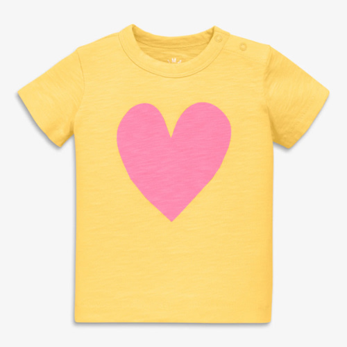 Baby heart tee | Primary.com