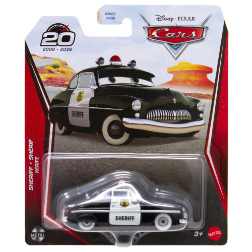 Disney / Pixar Cars 20th Anniversary Metal Sheriff Diecast Car