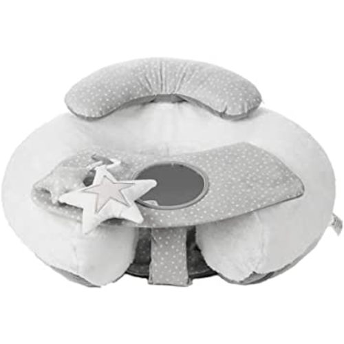 ANPPEX Baby Sofa Chair, Baby Support Seat for Sitting Up, Inflatable Portable Baby Floor Seat, Comfortable Space for 3-12 Months