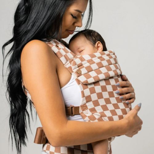 The Monarch Carrier - Mocha Check – Mabē