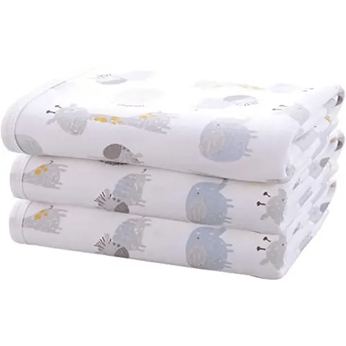 Baby Diaper Changing Pad Liners(22X27.5 inches) Soft Cotton Waterproof Changing Pad for Baby Underpads Mattress Pad Sheet Protector Portable Reusable Urine Pads for Travel Gear Pack of 3