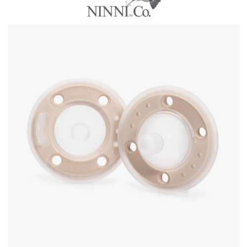 Ninni Pacifier- Oatmeal 2 Pack Pacifier Like Breast – Ninni Co