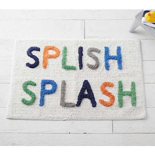 Splish Splash Kids Bath Mat | Pottery Barn Kids