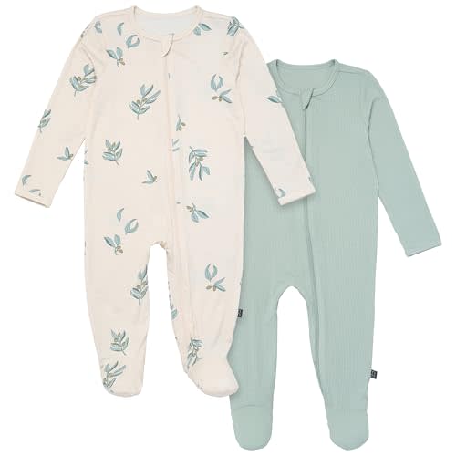 Modern Moments by Gerber Unisex Baby 2-Pack Sleep 'N Play with Mitten Cuffs