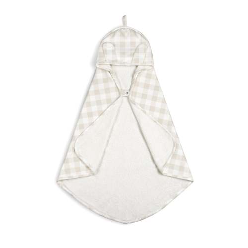 Organic Baby Towel - Plaid