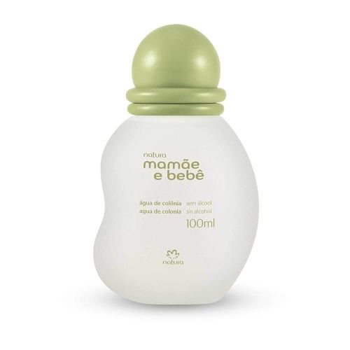 natura - Mamãe e Bebê Baby Cologne, Citrus Scent - Alcohol Free - 100% Vegan - 88% Natural Origin - Eau De Toilette - Safe for All Skin Types - Cruelty Free - Baby Essentials - 3.38 fl oz (100ml)