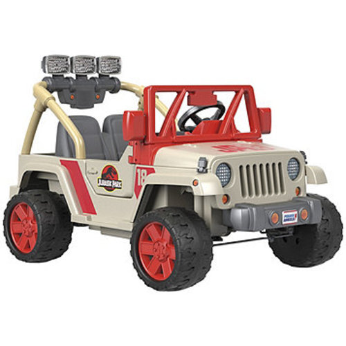Fisher-Price Power Wheels Jurassic Park Jeep Wrangler 12V Ride-On
