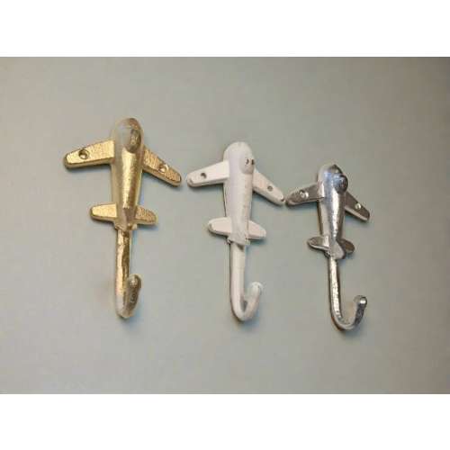 Airplane Hook(18 Colors), Plane Wall Decor, Jet Hook, Kids Coat Hook, Pilot, Flight Attendant Gift, Coat Hook, Hooks for Wall, Towel Hook