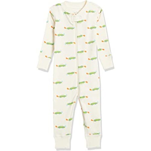 Moon and Back by Hanna Andersson Unisex Babies' one-Piece Organic Cotton Footless Pajamas