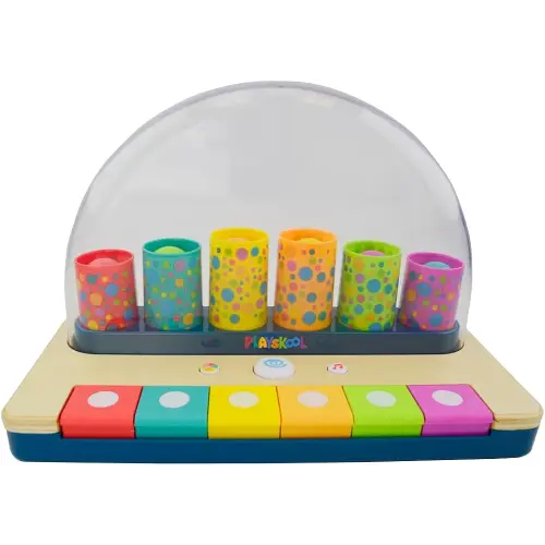 Playskool Little Wonders Pop-A-Tune - Toy - Colorful Tubes & Keys Teach Cause & Effect - Silly Sounds and Classic Piano - for 12 Months+