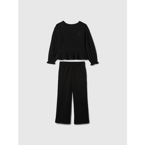 Baby &amp; Toddler Softspun Ruffle Rib Outfit Set