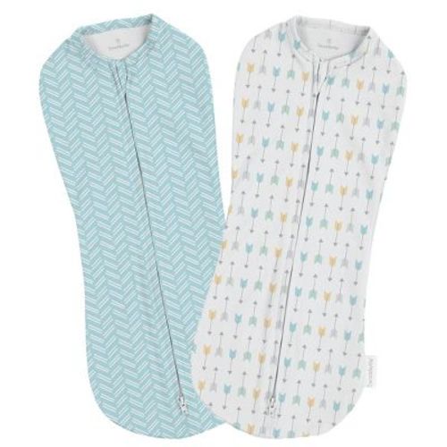 Swaddleme Pod Zip-up Compression Swaddle Wrap Newborn 2pk