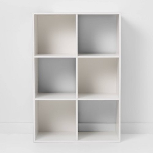 11" 6 Cube Organizer Shelf - Room Essentials™, Color: White