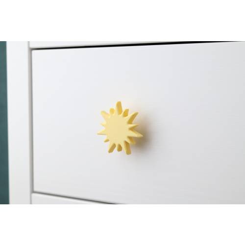 Sky Themed Drawer Knob for dressers in nursery or kids room | sun, moon, star, planet, cloud, shooting star