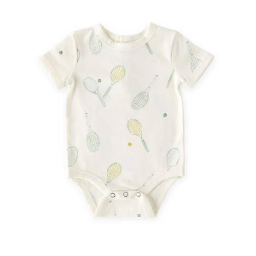 Short Sleeve Henley One-Piece