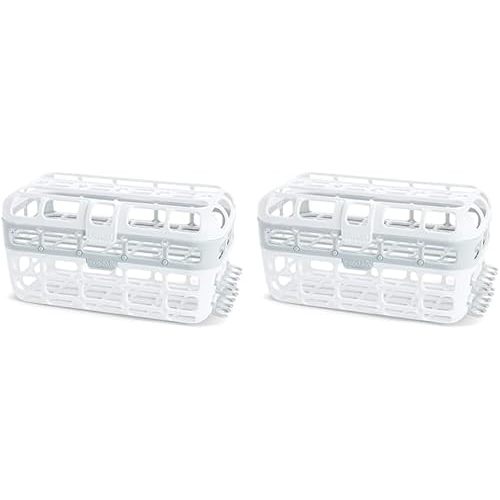 Munchkin® High Capacity Dishwasher Basket, 2 Pack, Grey