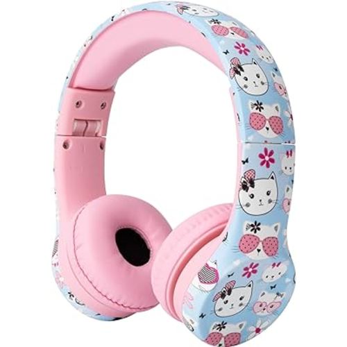 Snug Play+ Kids Headphones with Volume Limiting for Toddlers (Boys/Girls) - Kitty