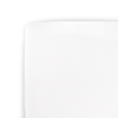 Stretch Knit Crib Sheet - White