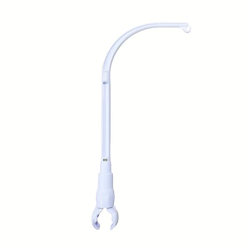 Accfore DIY 23 inches Crib Mobile Arm Nursery Mobile arm Baby Mobile Hanger, Mobile arm for Crib,The Claw Part can be Adjusted Width,DIY Toy Decoration (Crib Mobile Arm)