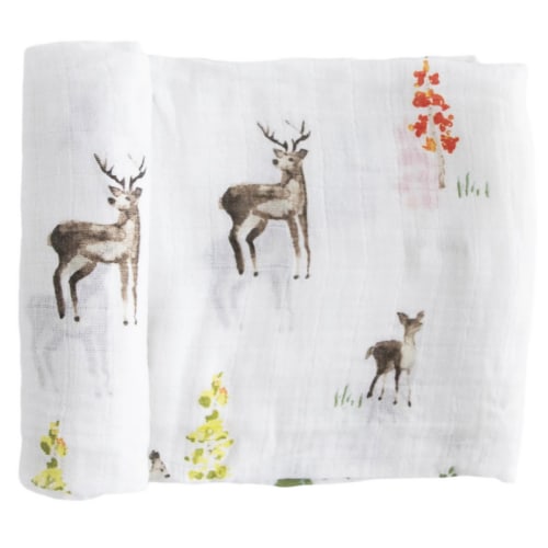 Cotton Muslin Swaddle Blanket - Oh Deer! Default Title