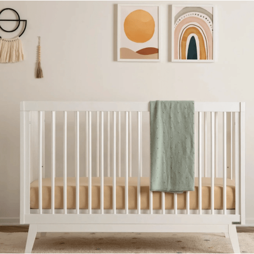 Soho 3-in-1 Convertible Crib in Color WHITE