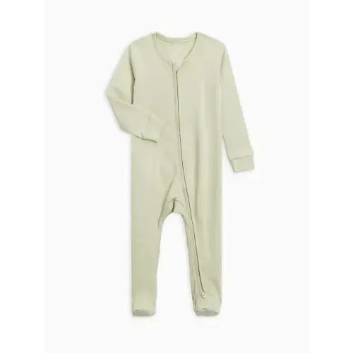 (Color: Sage, Size: 0-3M) Peyton Zipper Sleeper