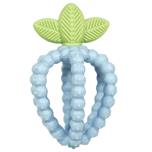 Razberry Bites Teething Toy, Blue