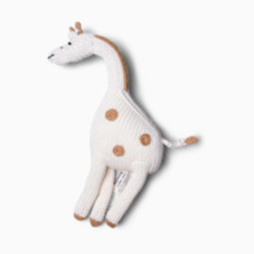 Estella Organic Cotton Handmade Baby Rattle - Giraffe