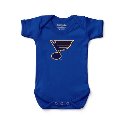Newborn & Infant St. Louis Blues Chad & Jake Blue Primary Logo Bodysuit