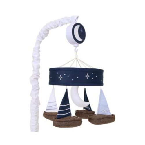 Little Skipper Sailboat & Moon Musical Baby Crib Mobile Soother Toy