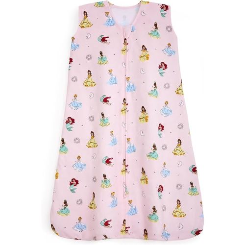 HALO Disney Baby Sleepsack, 100% Cotton Wearable Blanket, Swaddle Transition Sleeping Bag, TOG 0.5, Disney Princess, Medium