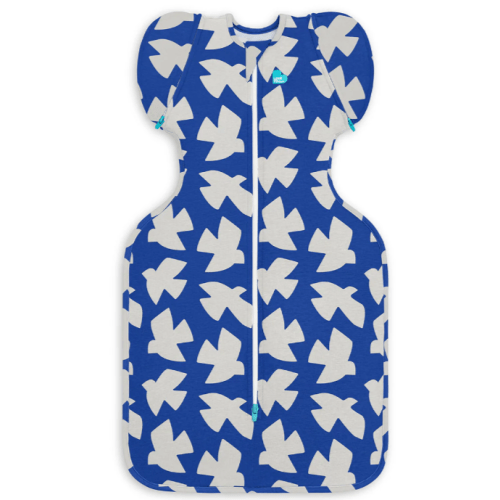 Swaddle Up™ Transition Bag 1.0 TOG Cotton Cobalt Paperbirds