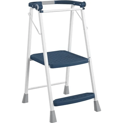 COSCO 2-Step Kitchen Stepper™ Adult Folding Step Stool, Kids Folding (Steel/Resin)