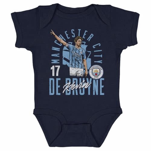500 LEVEL Kevin De Bruyne Manchester City One-Piece Infant Bodysuit - Kevin De Bruyne Manchester City Pose