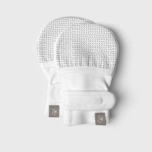 Goumi Baby Drops Mittens - Gray 0-3M