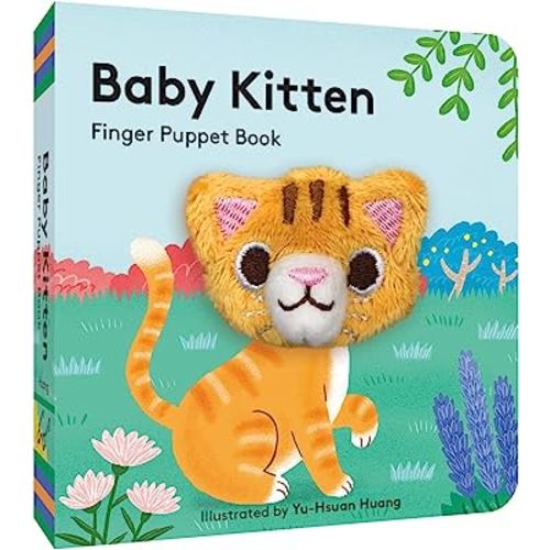 Baby Kitten: Finger Puppet Book: (Board Book with Plush Baby Cat, Best Baby Book for Newborns) (Baby Animal Finger Puppets, 20)