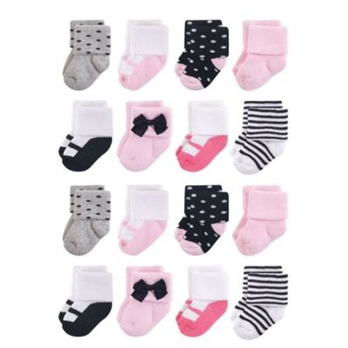 Little Treasure Cotton Rich Terry Socks 16-Pack, Dapper Dude, 6-12 Months
